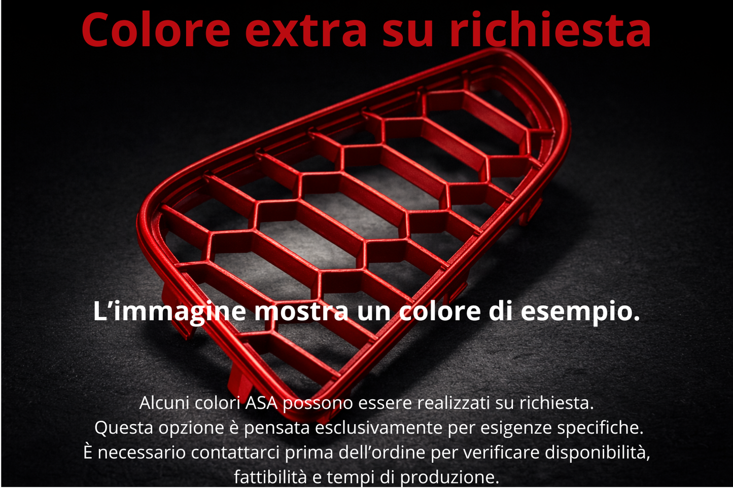 Griglia laterale paraurti anteriore sinistra/destra – Abarth 595/695 restyling