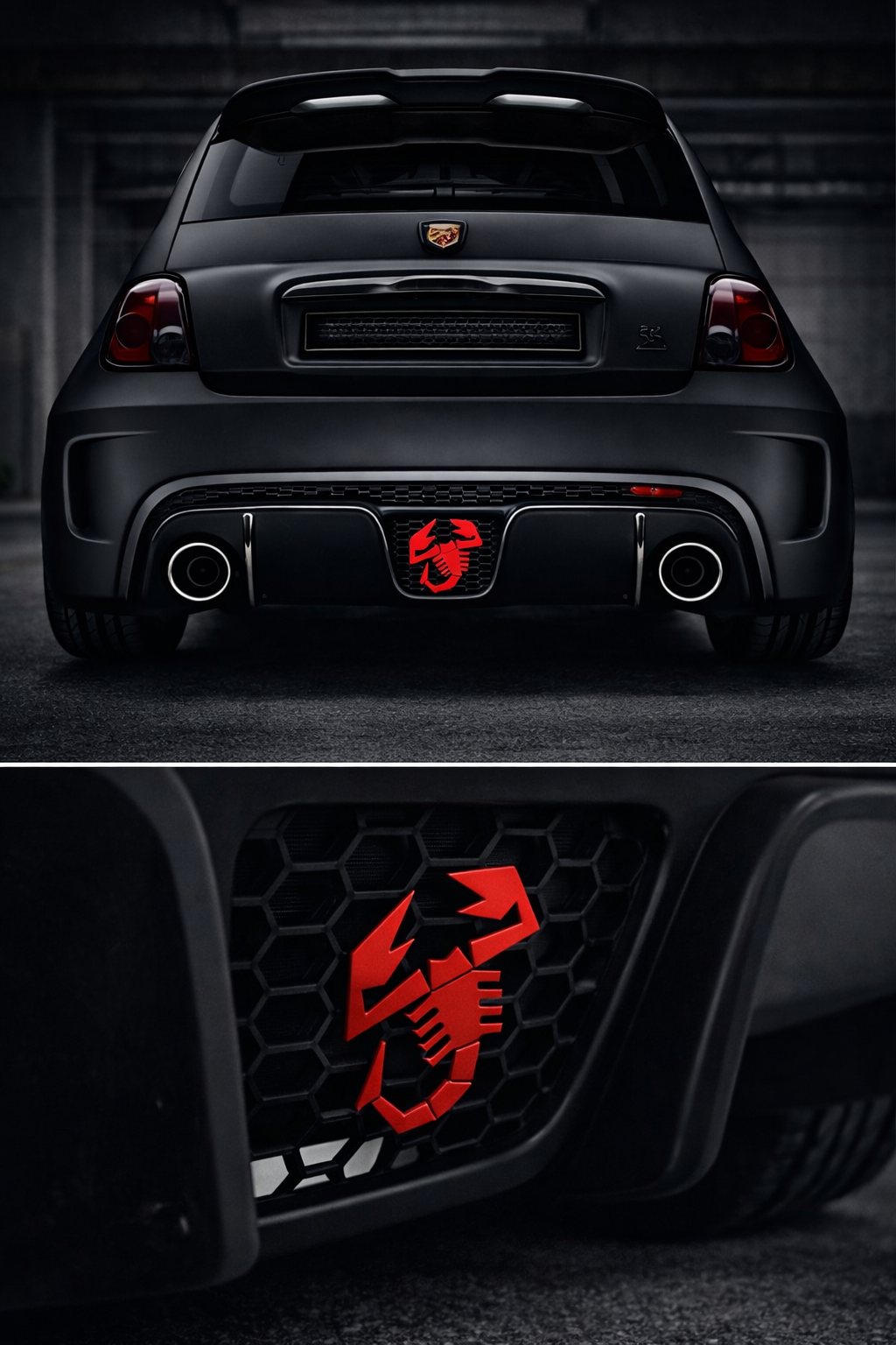 Scorpion logo badge for Abarth extractor