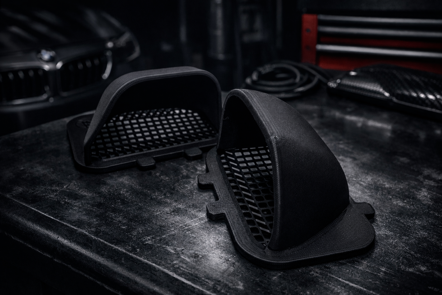 Convogliatore aspirazione aria V.1 - BMW Serie 1-2 (F20/F21/F22/F23) Air scoop (HOT CLIMATE INTAKE)