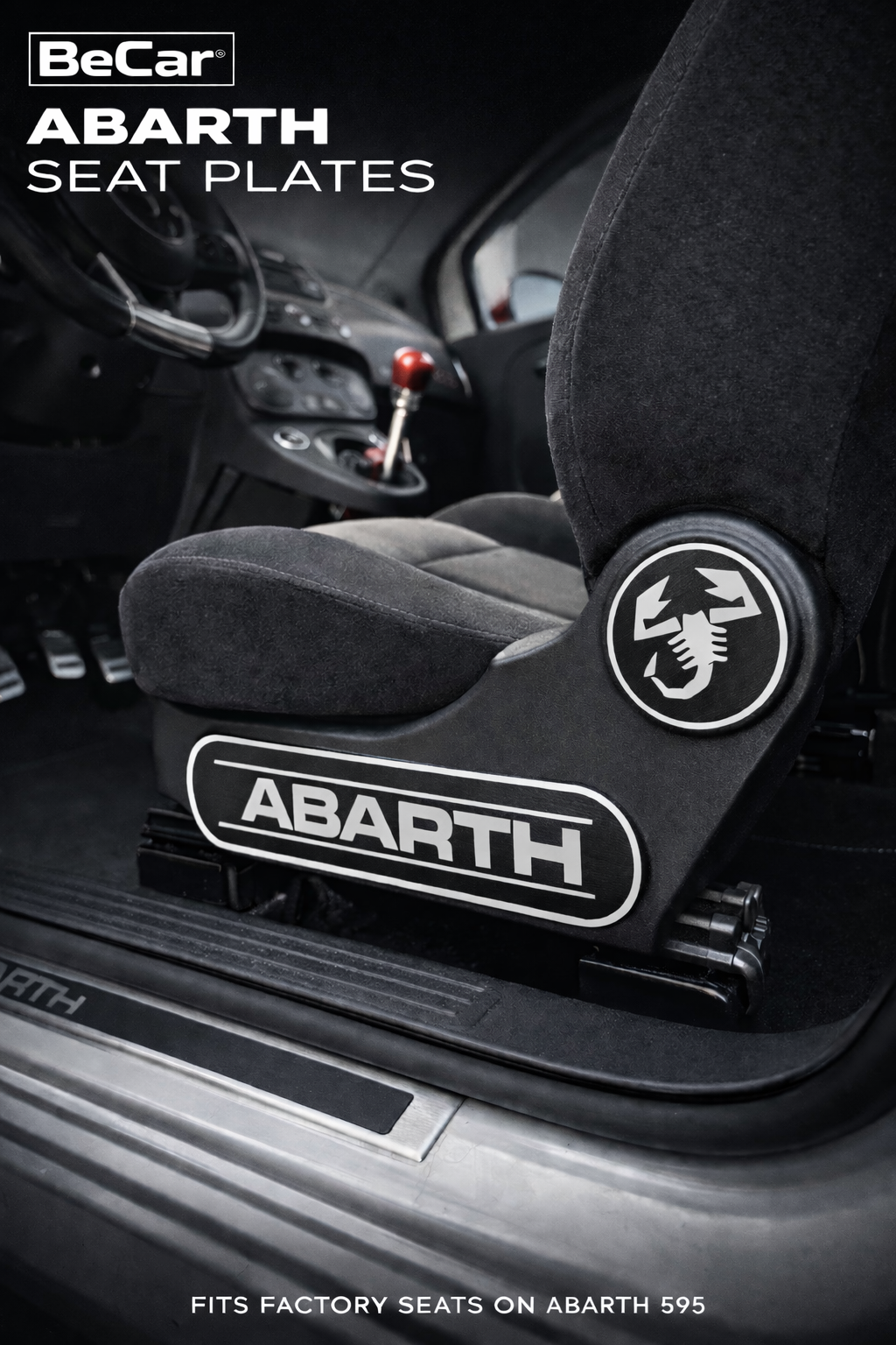 Seat Plates/Inserti Laterali Sedili OEM Style – Abarth 500 595/695
