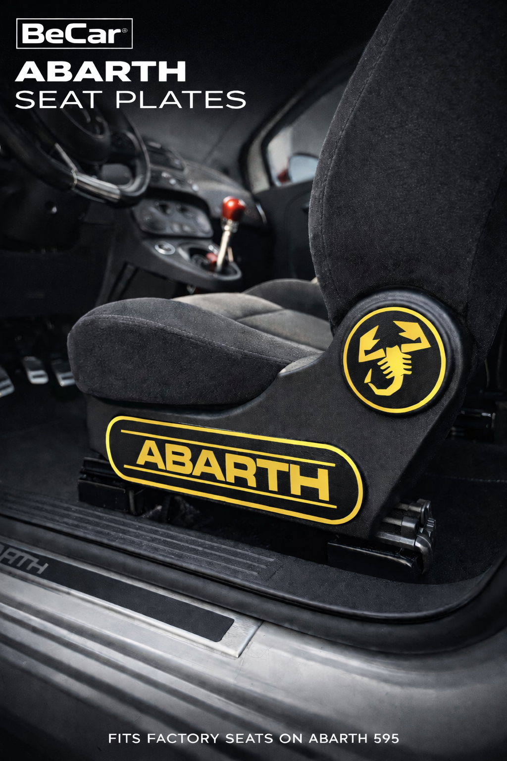 Seat Plates/Inserti Laterali Sedili OEM Style – Abarth 500 595/695