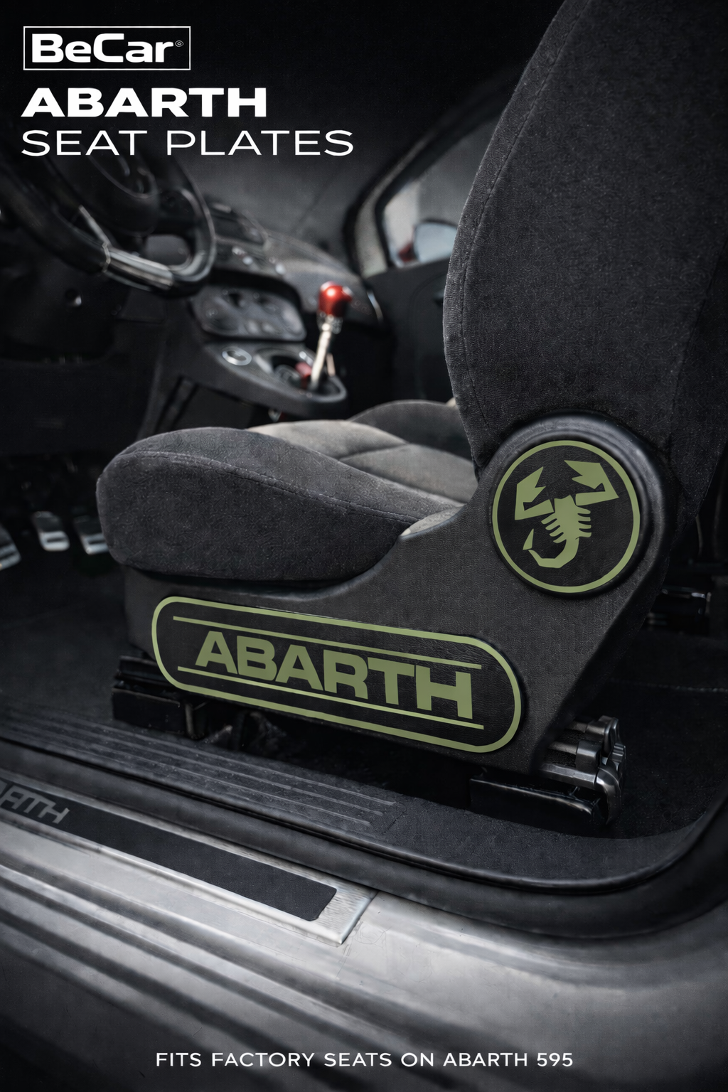 Seat Plates/Inserti Laterali Sedili OEM Style – Abarth 500 595/695