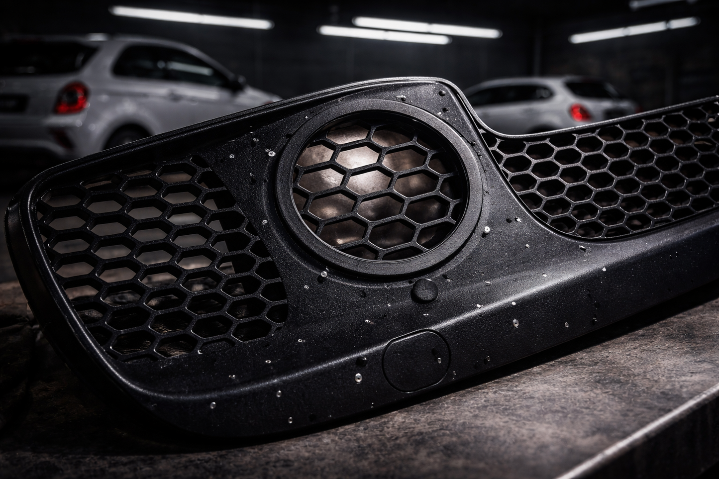 Griglia rimuovi fendinebbia paraurti anteriore – Abarth 500 PH3 pre restyling