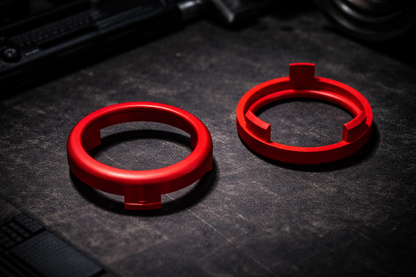 Austausch und Ersatz von Ringclips für mittlere Armaturenbrettknöpfe – Fiat 500 Abarth 595/695