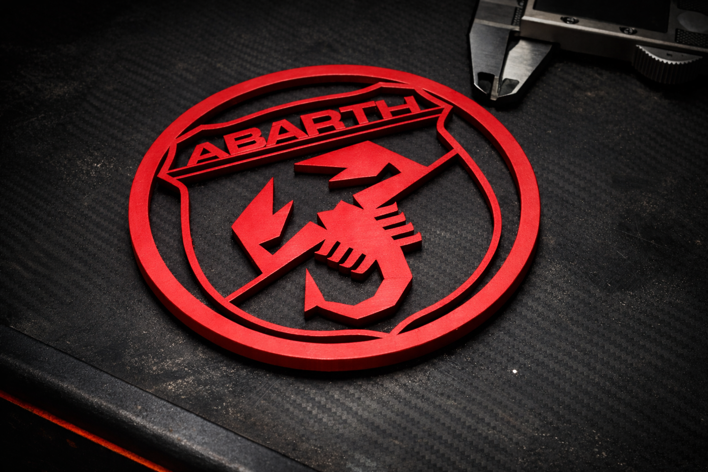 Scorpion logo badge for Abarth extractor