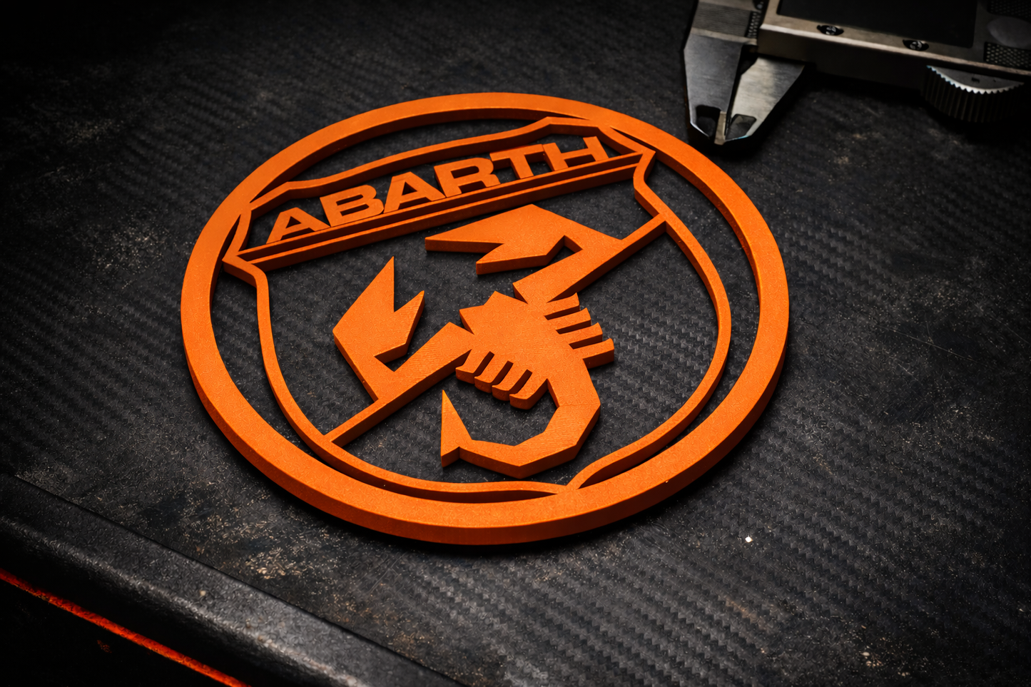 Scorpion logo badge for Abarth extractor