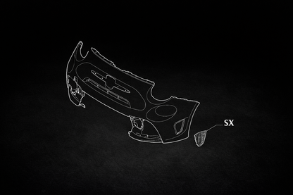 Griglia laterale paraurti anteriore sinistra/destra – Abarth 595/695 restyling