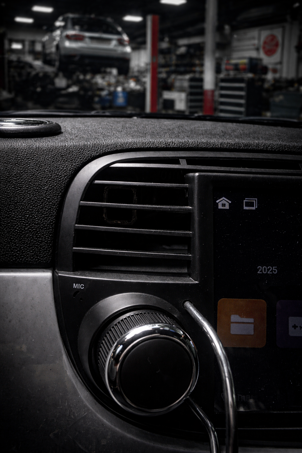 Kit zur Wiederherstellung des AC-Flusses nach 2-DIN-Radioeinbau – Fiat 500 / Abarth 500 PH3 Pre-Facelift