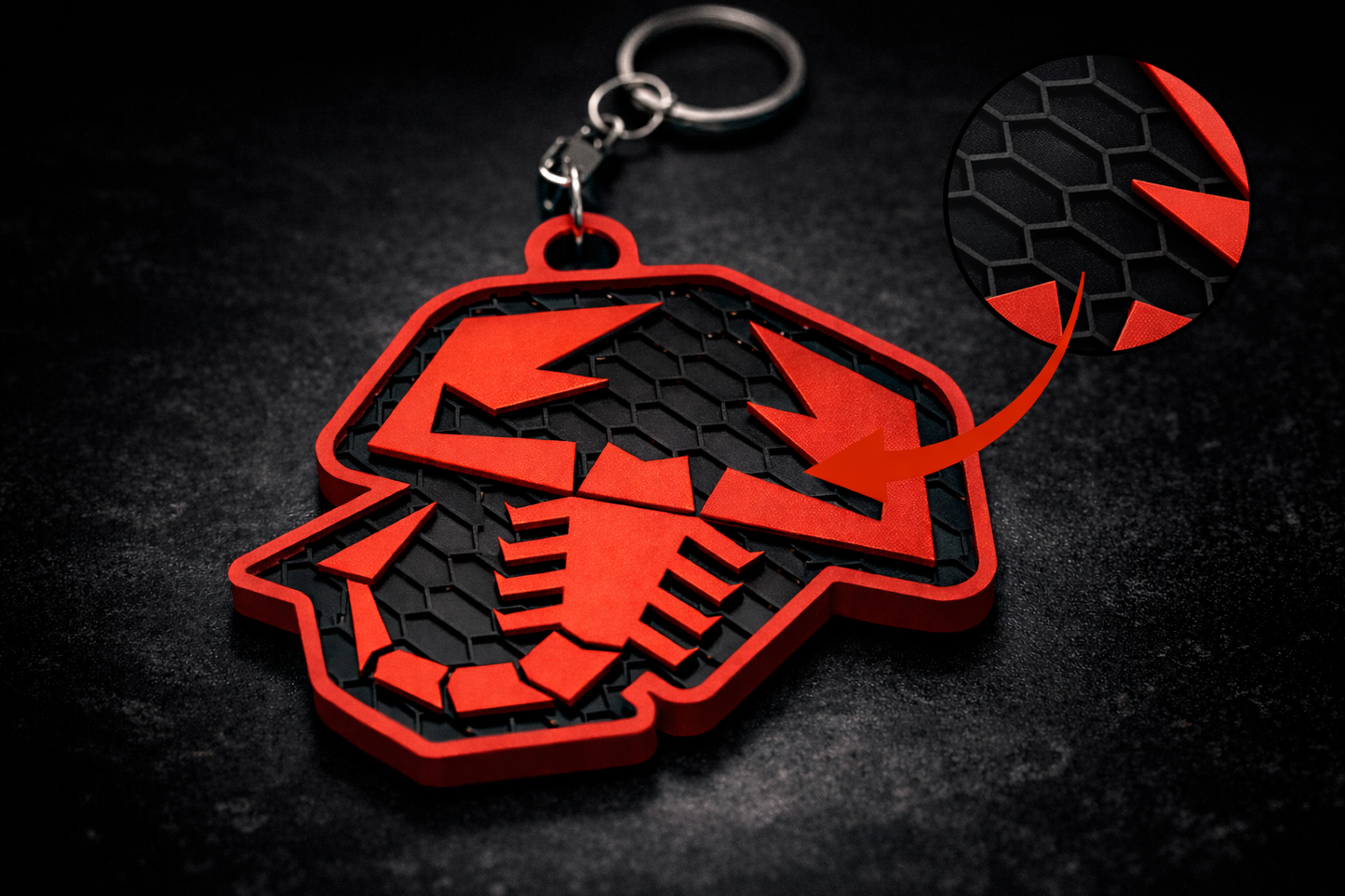 Portachiavi ABARTH logo scorpione – Fiat 500 Abarth 595/695