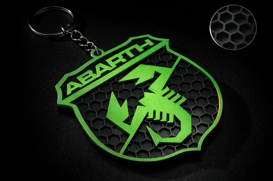 Portachiavi ABARTH logo scudetto – Fiat 500 Abarth 595/695