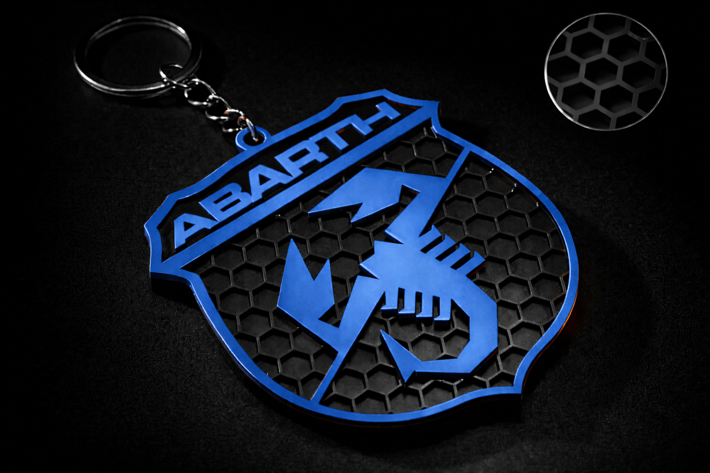 Portachiavi ABARTH logo scudetto – Fiat 500 Abarth 595/695