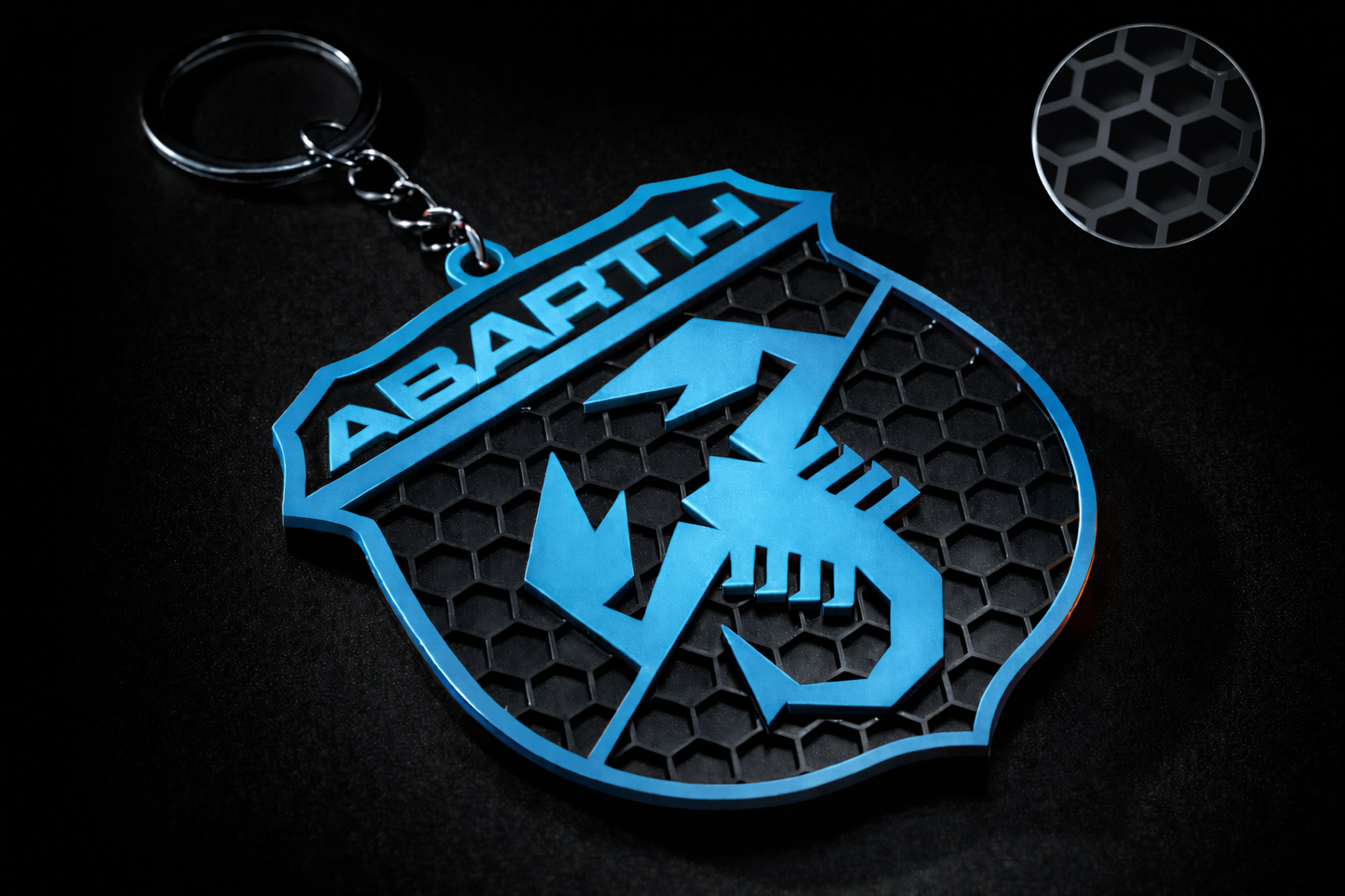 Portachiavi ABARTH logo scudetto – Fiat 500 Abarth 595/695
