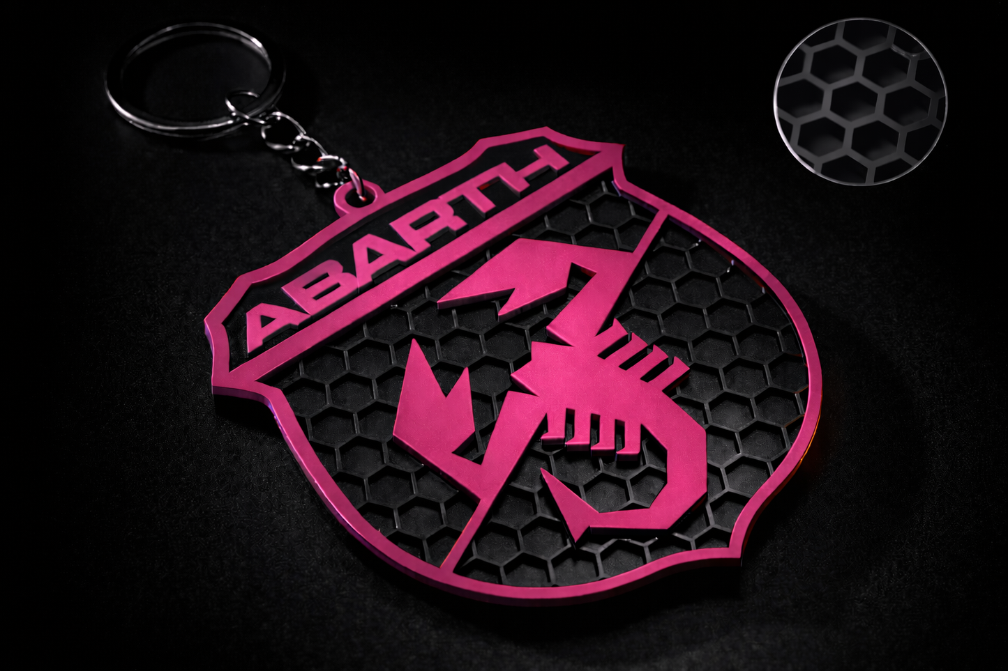 Portachiavi ABARTH logo scudetto – Fiat 500 Abarth 595/695