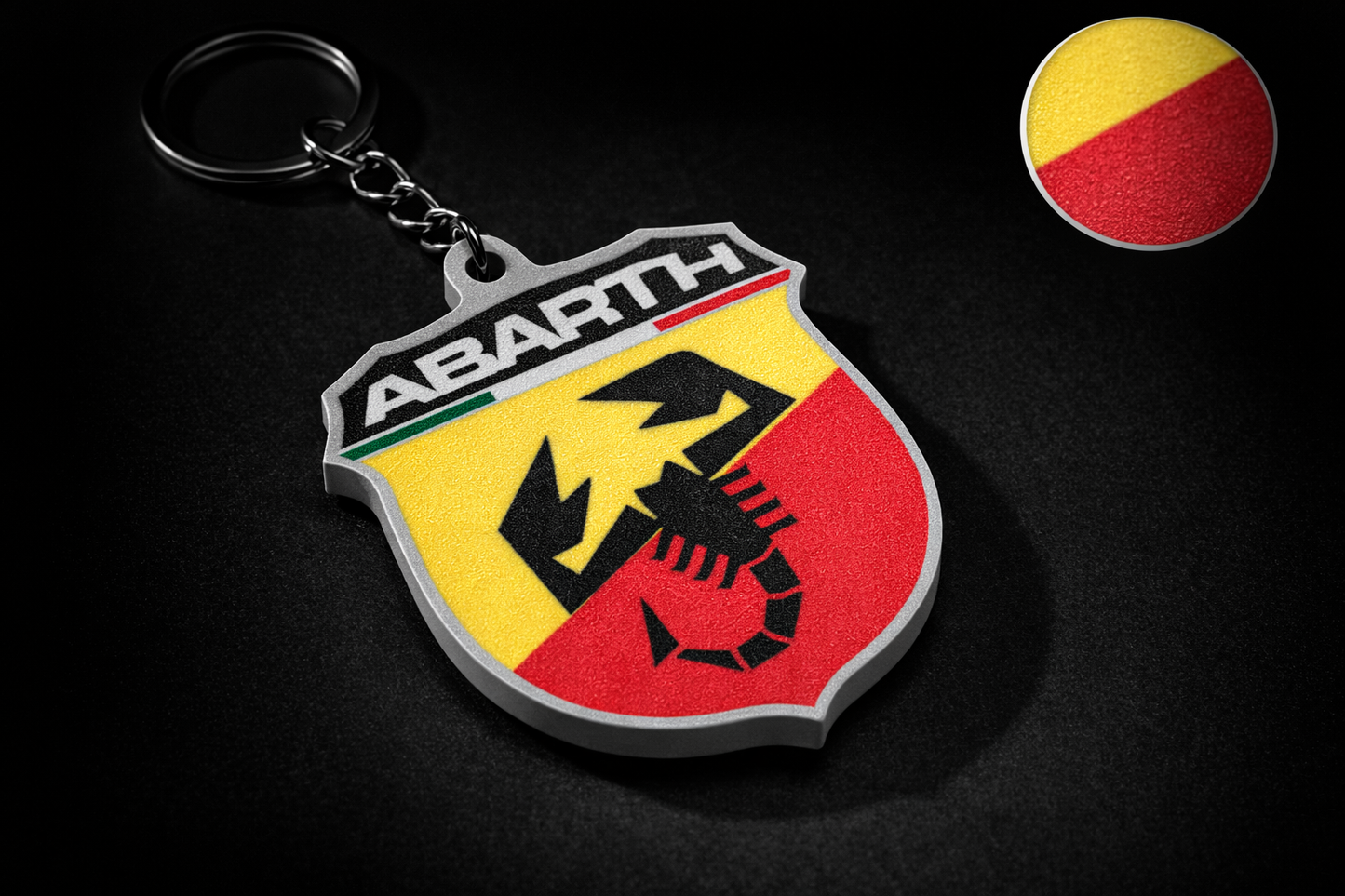 Portachiavi ABARTH scudetto classico – Fiat 500 Abarth 595/695