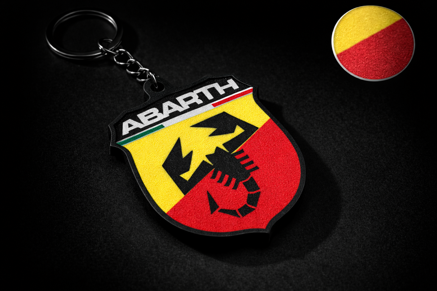 Portachiavi ABARTH scudetto classico – Fiat 500 Abarth 595/695